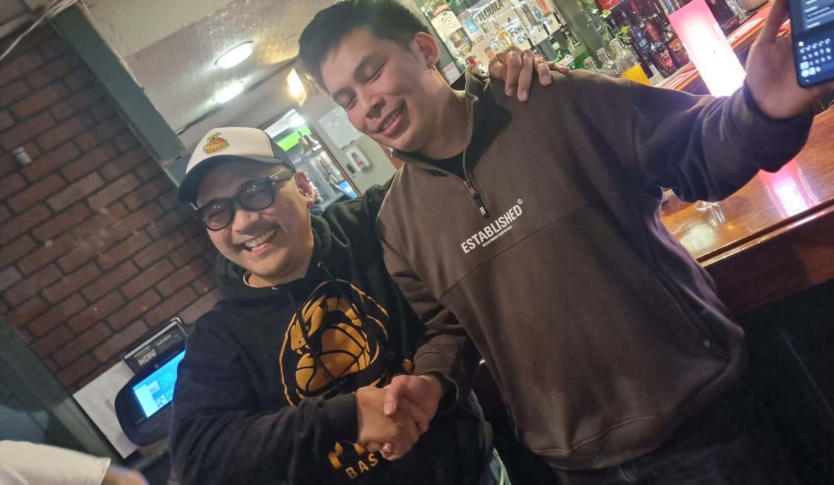 Brix celebrates his contract extension with Team Python for Season 3